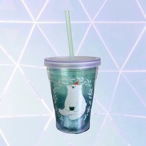💚New💚 STARBUCKS Christmas Polar Bear Grande Tumbler